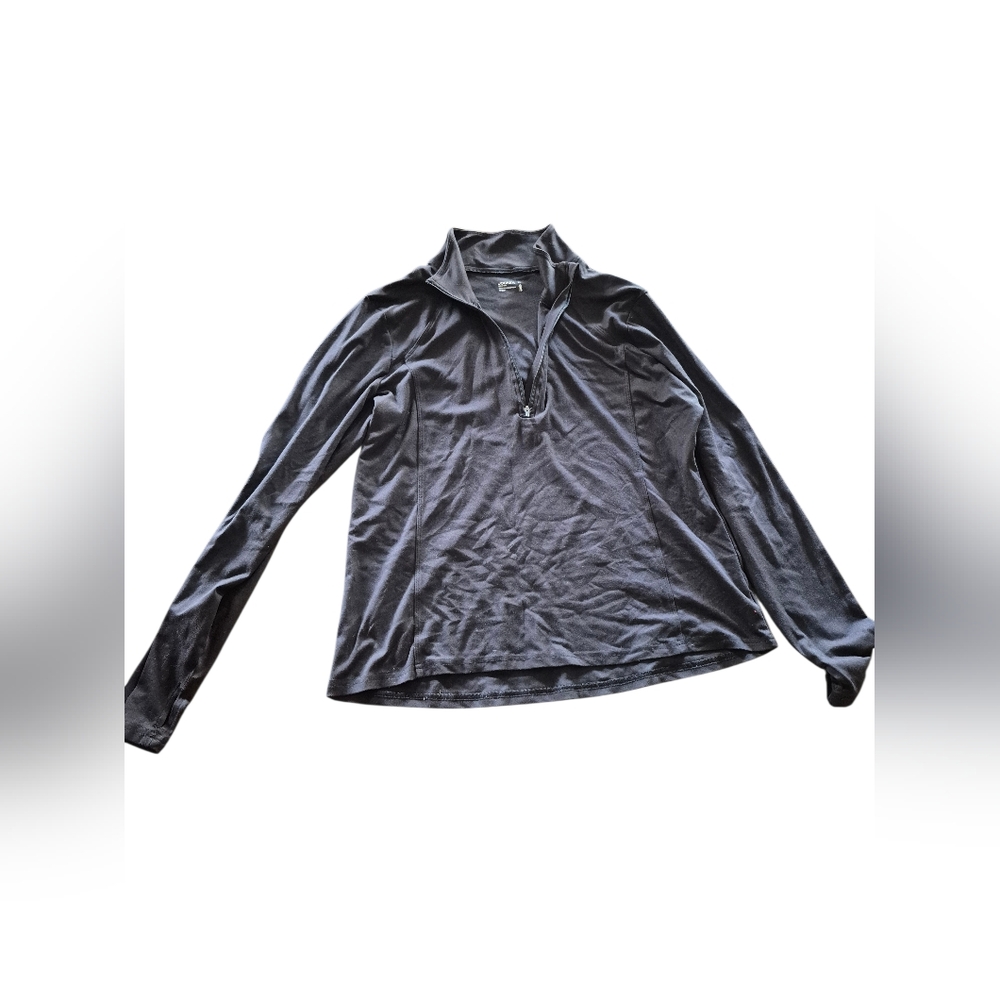 Jockey Black Long-Sleeve Half-Zip Pullover‎ Xl
